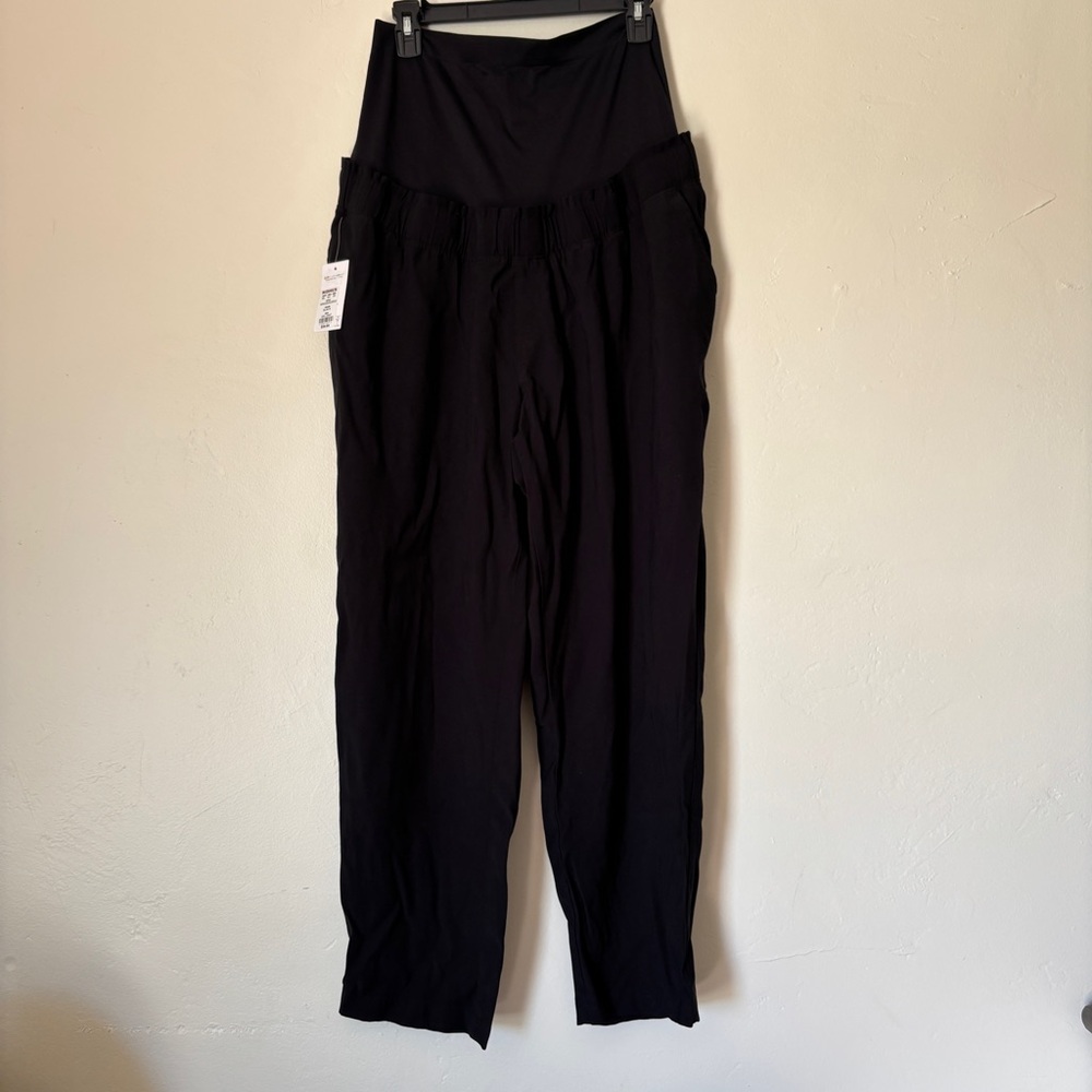 Sonoma Black relaxed straight legs with mid belly coverage size XXL Maternity
